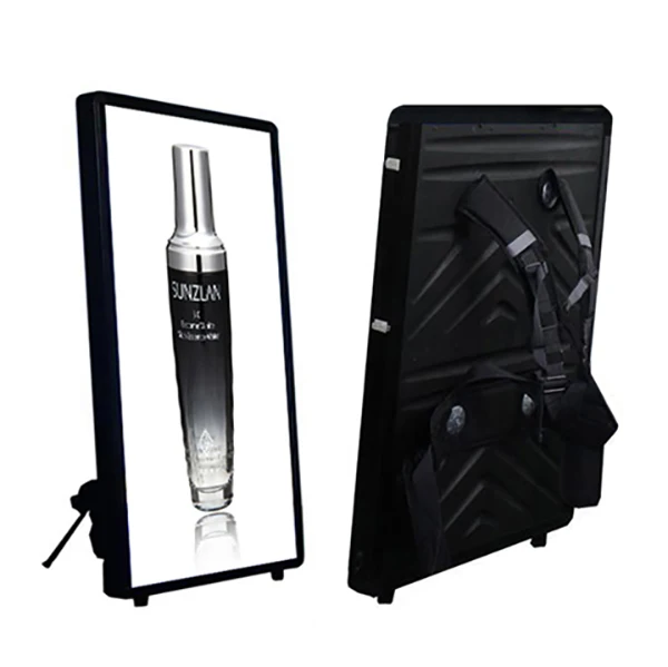 Digital LCD Poster Human Walking LCD Backpack Billboard Supplier