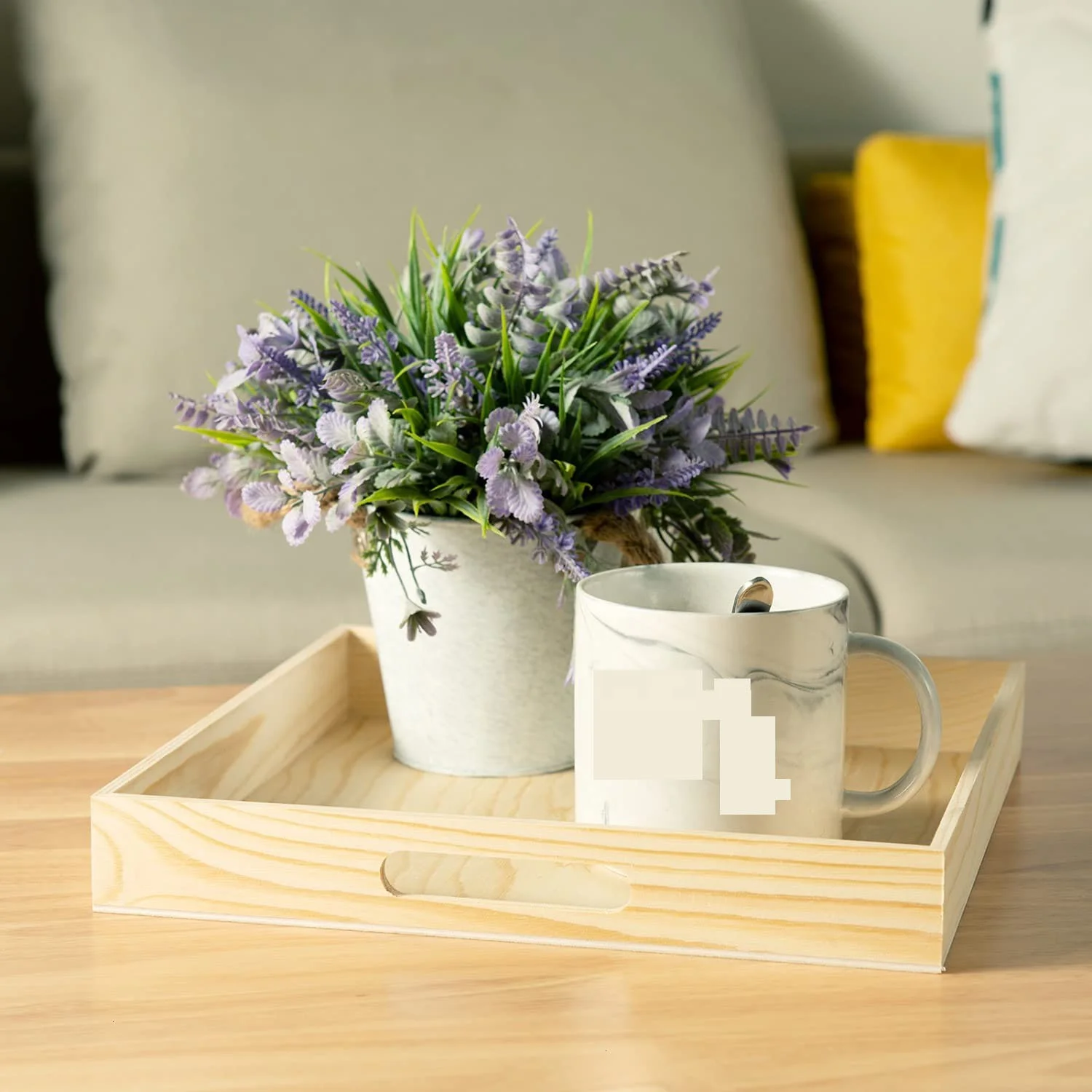 Деревянный сервировочный поднос ручной работы деревянные подносы разных размеров с натуральными чертами премиум-класса оптовая продажа