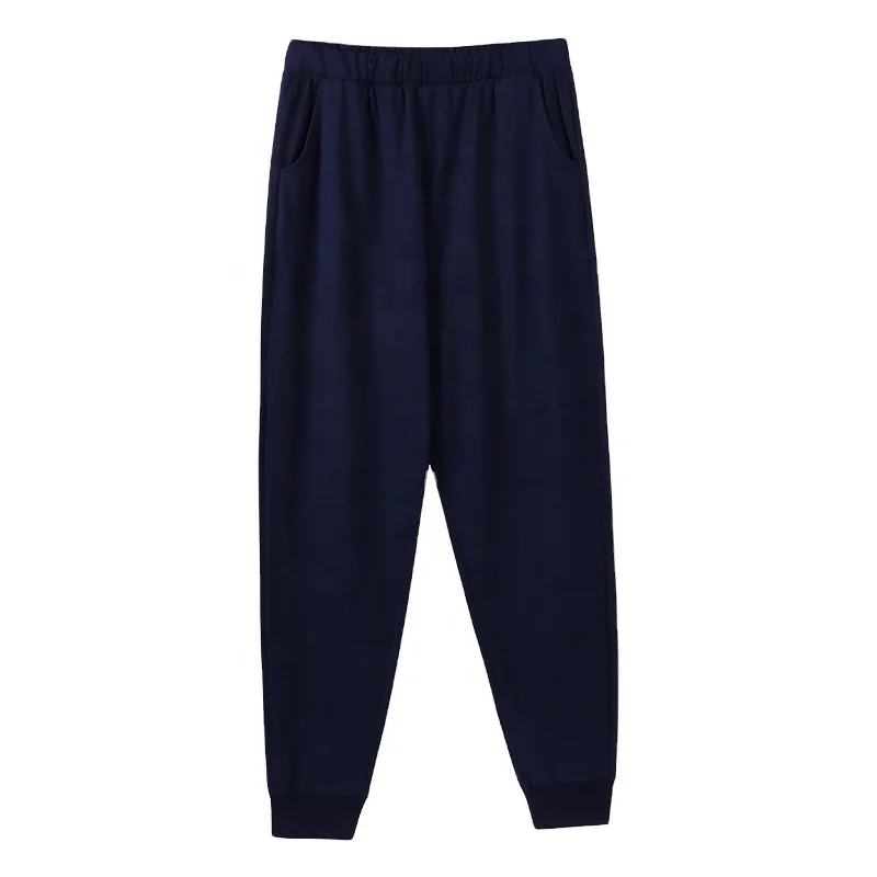 Wholesale Lovers of cotton Pyjamas Mens Sleepwear Solid color Organic womens cotton+2021 Summer Solid Color Pajamas Silk Ladies