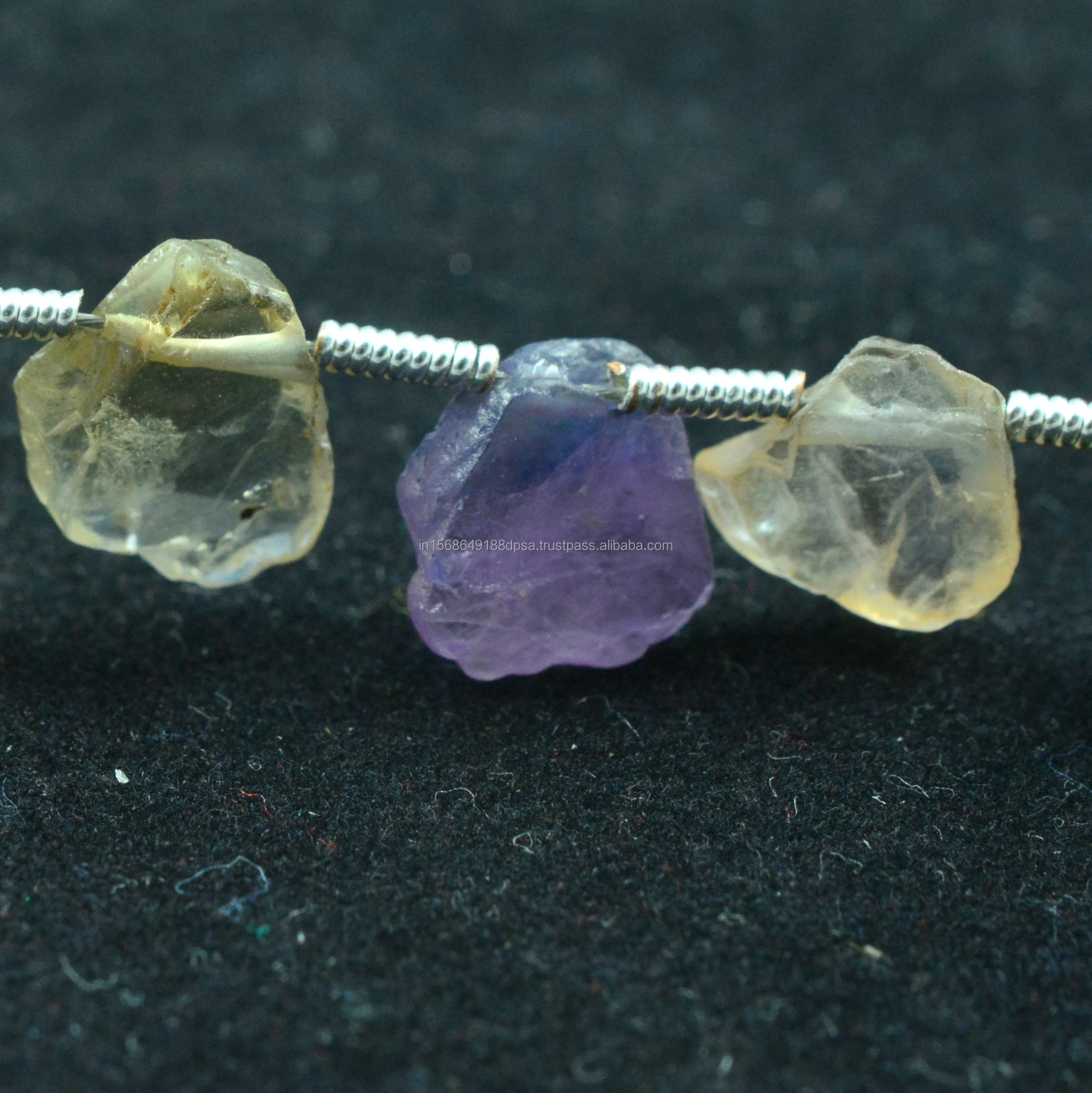 Top Quality Multi Sapphire Beads Slice Shape Beads For Jewelry Making Gemstone Polished Multi Color Crystal Natural Stone