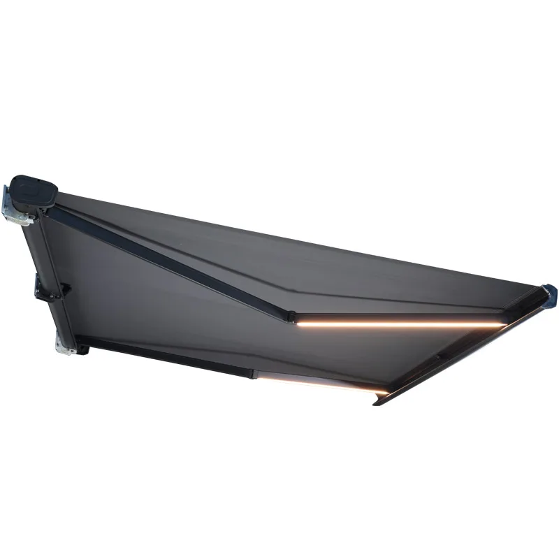 rain cover roof awning motorized cassette awning  canopy sunshade rainproof retractable outdoor awnings with wind sensor