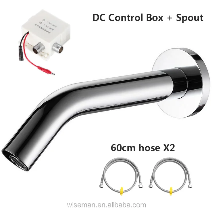 Wall Mount Touchless BRASS INFRARED INDUCTIVE SENSOR FAUCET Motion Sensor Water Tap