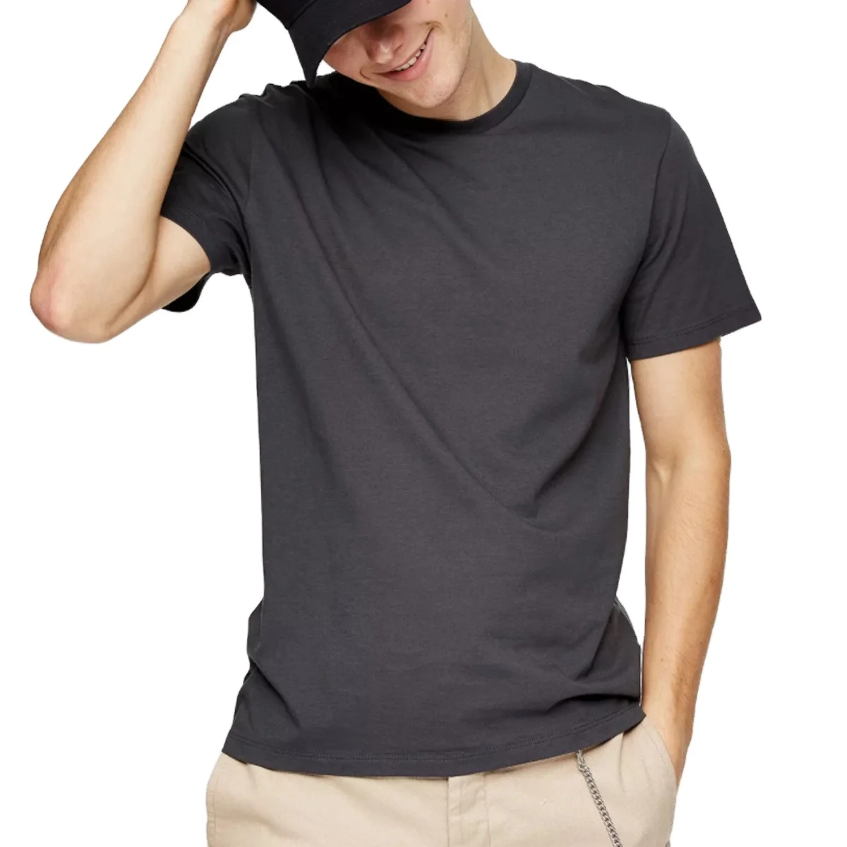 American uniform plus size clothing mens streetwear custom logo white uniform clothes label printing customised t-shirts