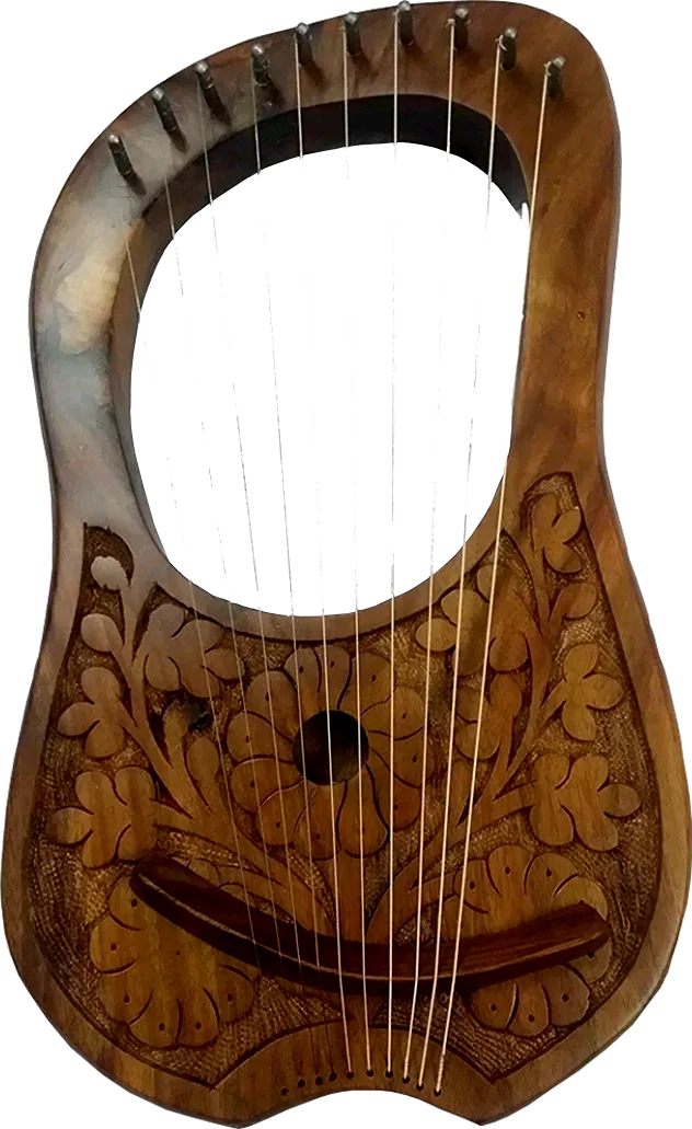 Lyre Harp 10 металлических шнурков кость седла Lye красное дерево струна инструмент дополнительный набор