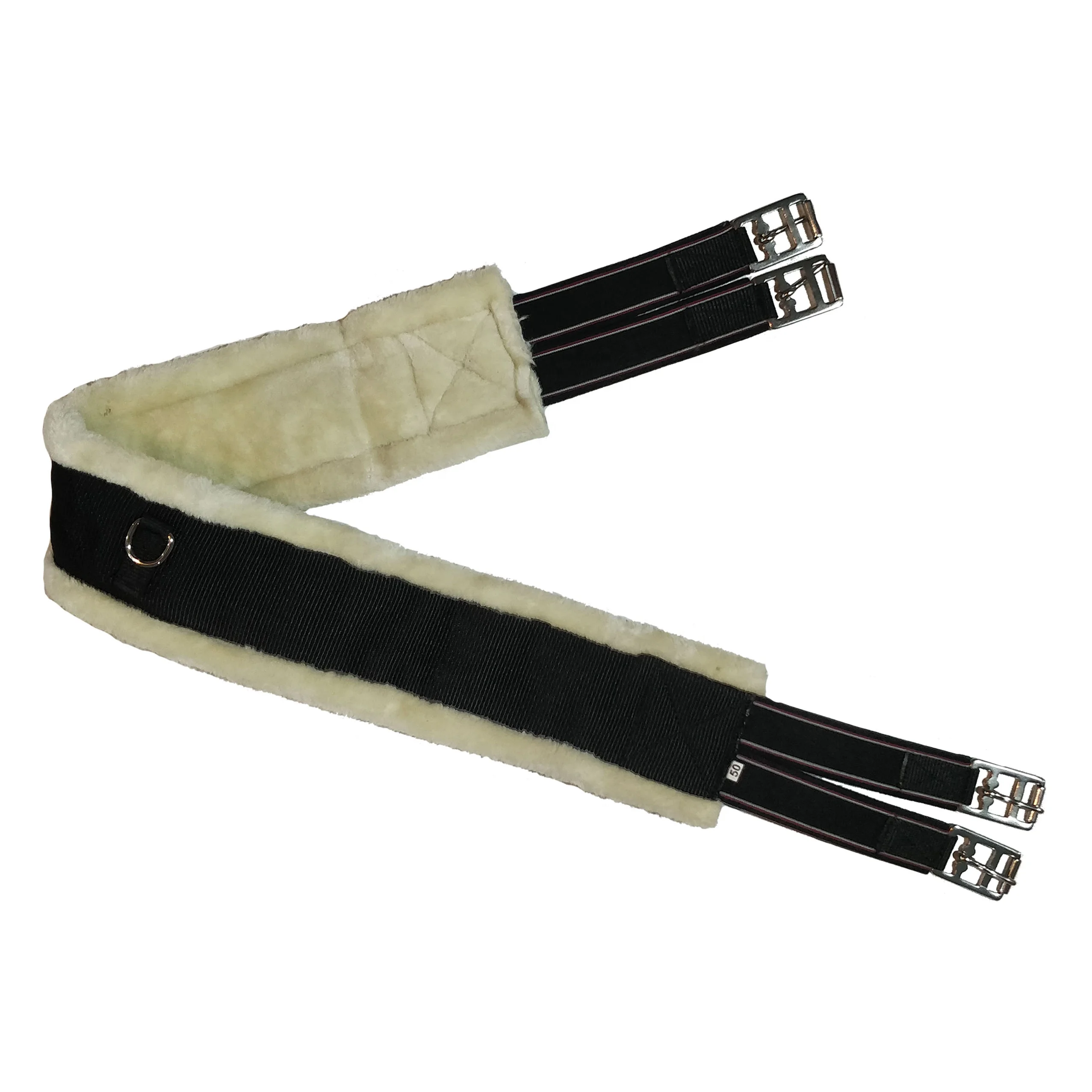 Best selling Horse girth in fleece and nylon with padding custom logo for equestrian wholesale