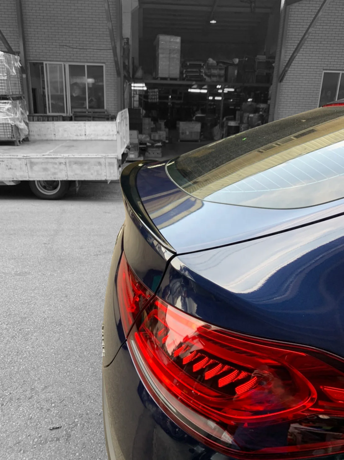 Задний спойлер GLE350 GLE450 черного цвета для mercedes benz gle coupe c167