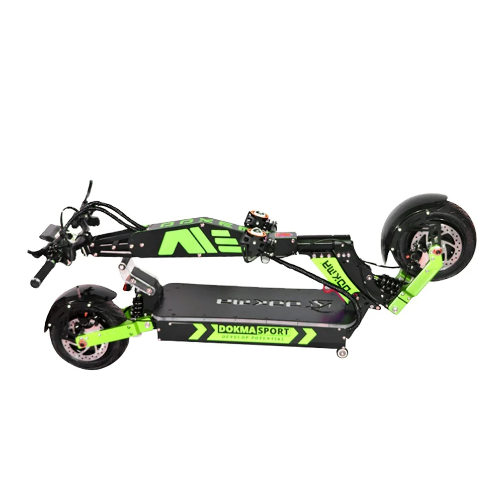 Dokma D-Ninja Warehouse hot sale electric scooter Dual motor 60V 6000W moped electric scooter dualtron