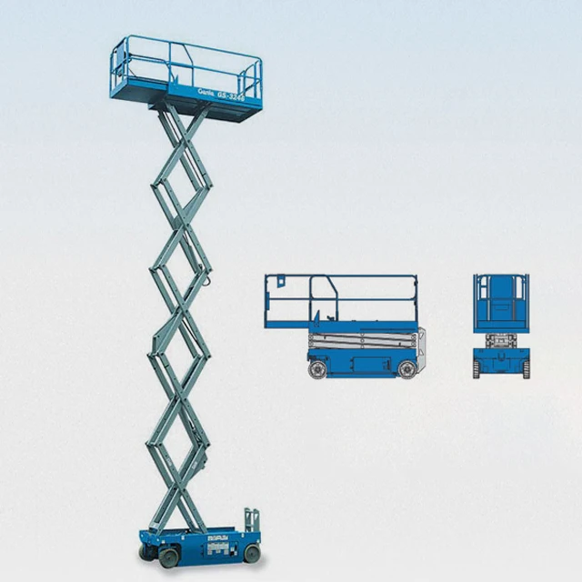 Genie Used Awp Lift Model GS-2646 9.96m Electric Scissor Lift price for all country