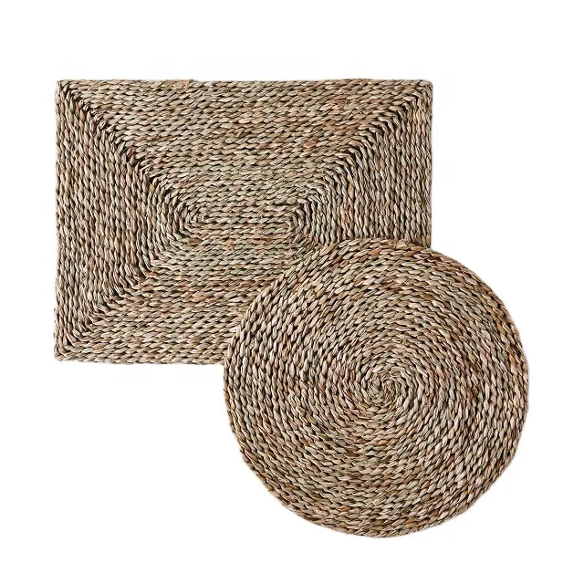 Manufacturer of 100% Jute Material Handmade Round Shape 28 cm Dining Table Placemat