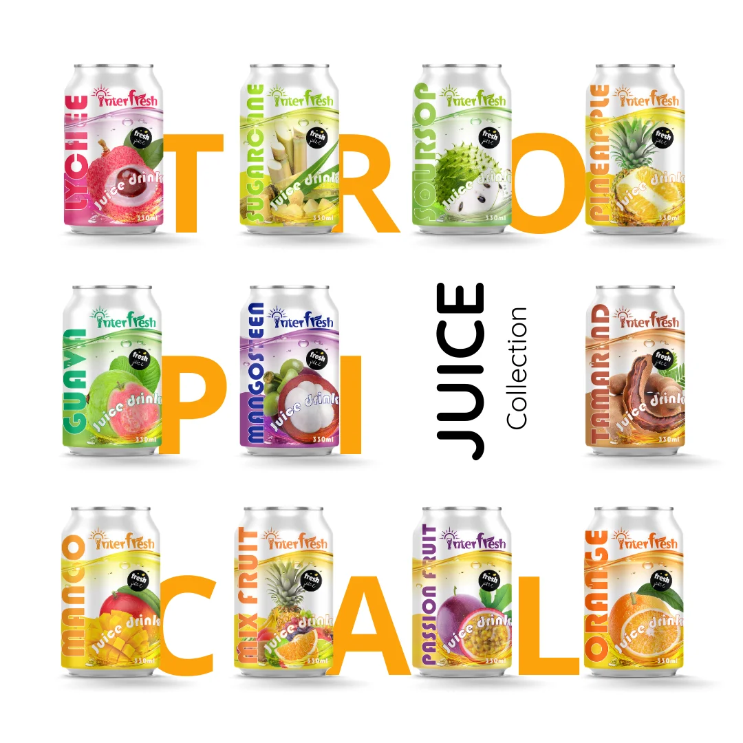 Brand Interfresh From Viet Nam 330ml Interfresh Tropical Soursop OEM and ODM options at the best price