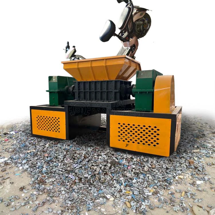 Factory Direct Sale Waste Car Electronic Products Integrated Board Crushing Double Shaft Shredder