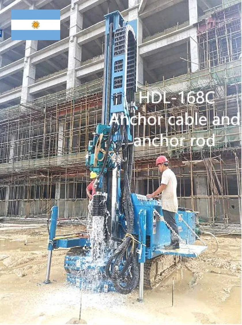 HDL-168C geological disaster prevention activity Import Hydraulic valve Advanced design concept micropile drilling rig