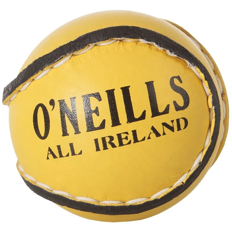 Yellow Sliotars Hurling Training Balls Official CLG Logo Sliothars GAA Gaelic