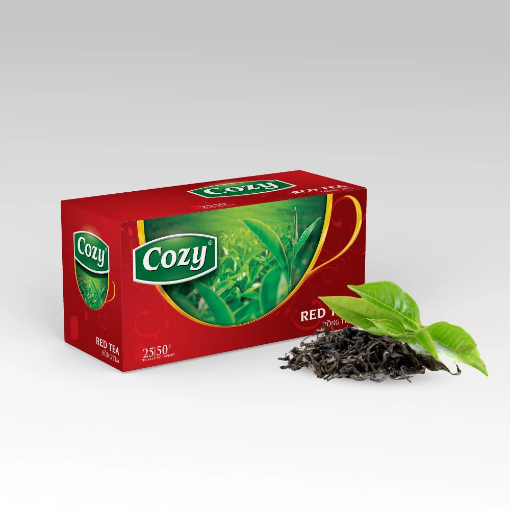 Hot Selling Leaf Tea Bag Natural Ingredients Fruit Tea Double Chamber Bag Packaging Cozy Rea Tea Bags