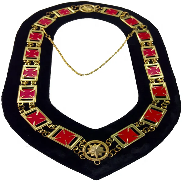 Masonic Regalia Scottish Rite 33rd Degree Chain Collar with purple velvet highest quality