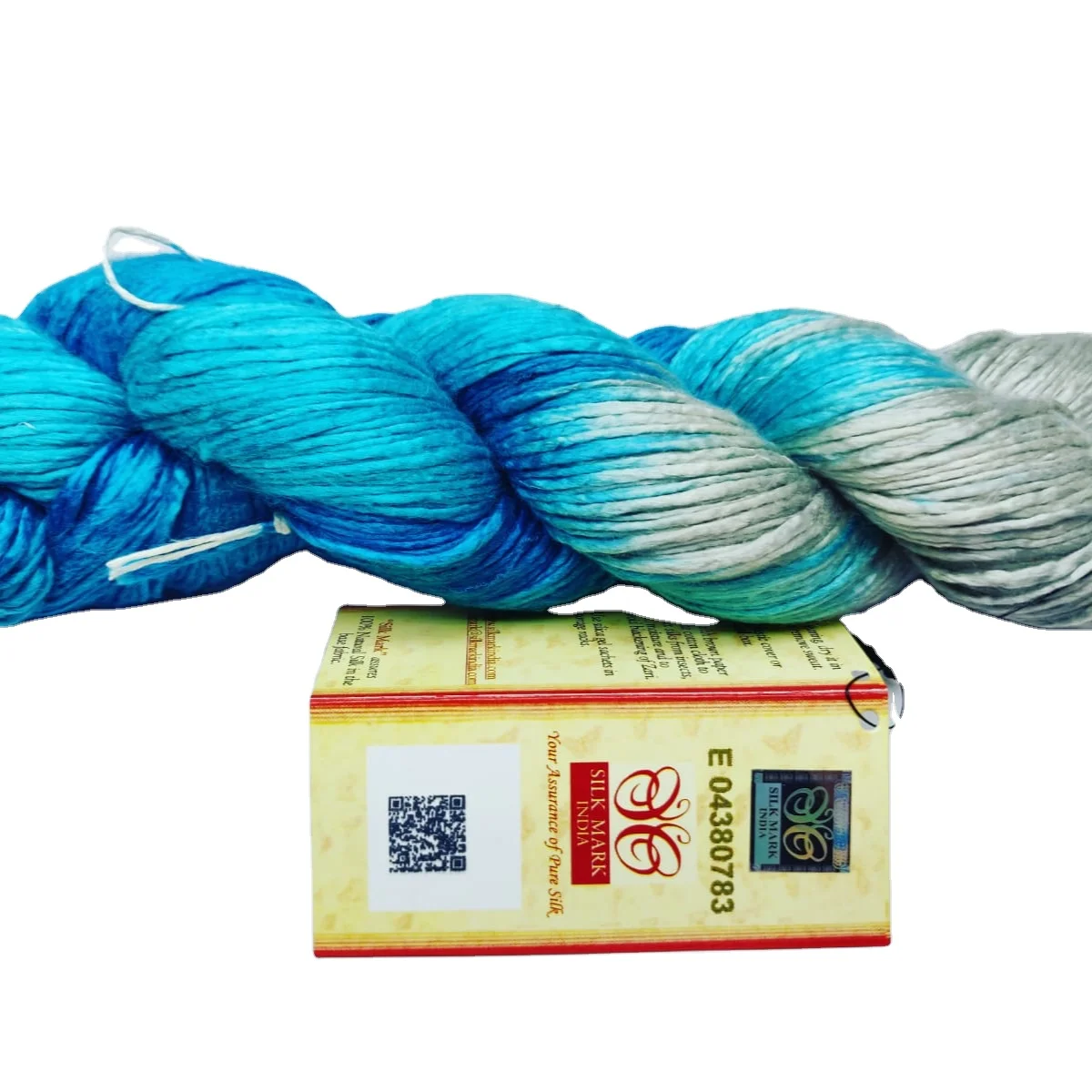 duke spun silk yarn indian Pure Silk Thread for Weaving Knitting crochet embroidery jewellery making art and craft soft and shin