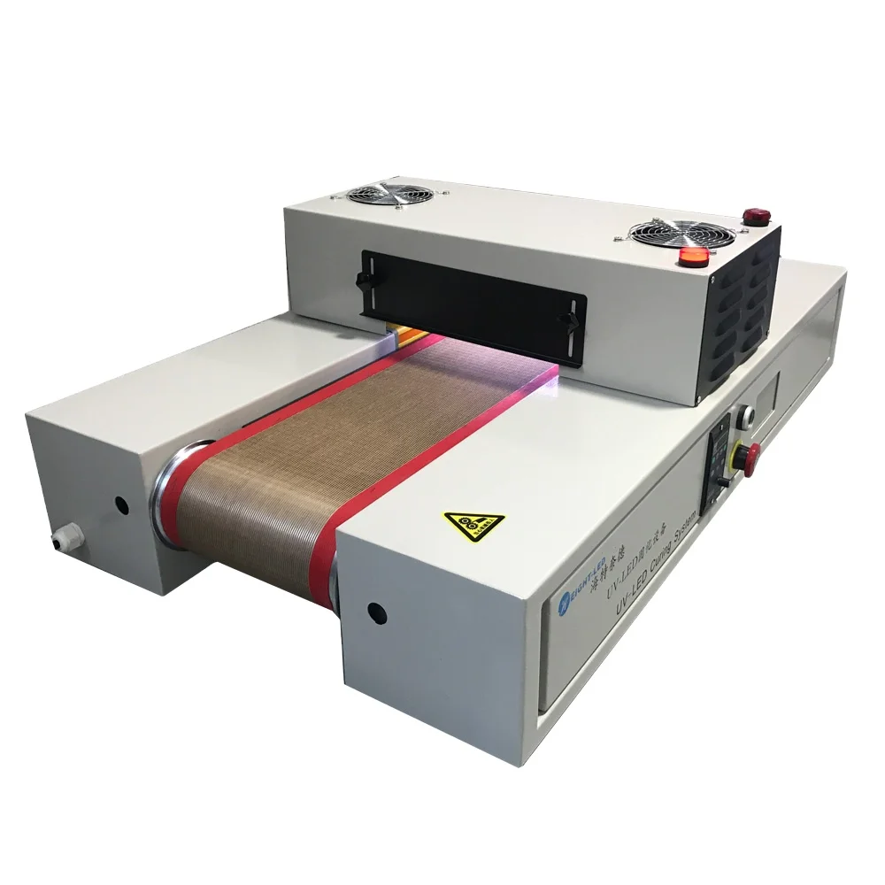 UV LED Curing Machine Conveyor Belt Desktop Tunnel For Glue  Coating Curing