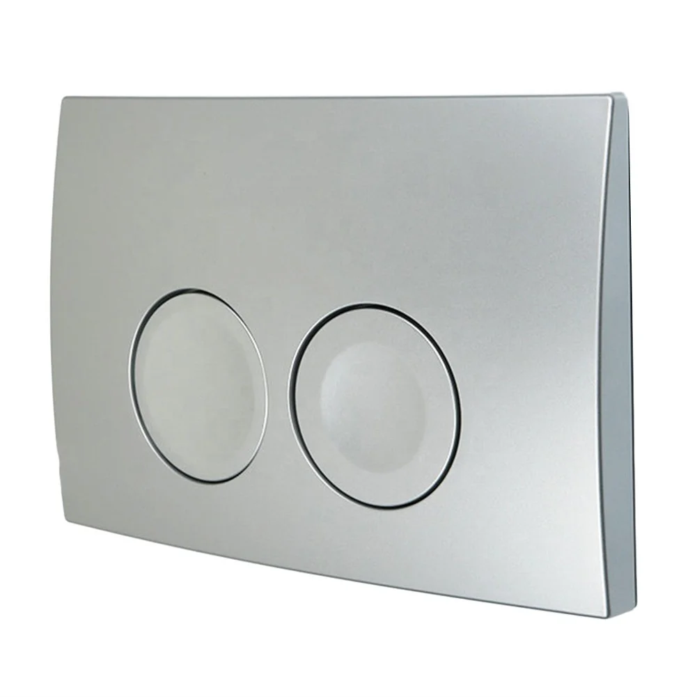 Wall Mounted Flush Plate F5090-D21 Matt Chrome Dual Buttons fit with Geberit DELTA 21 UP100 Concealed Cisterns