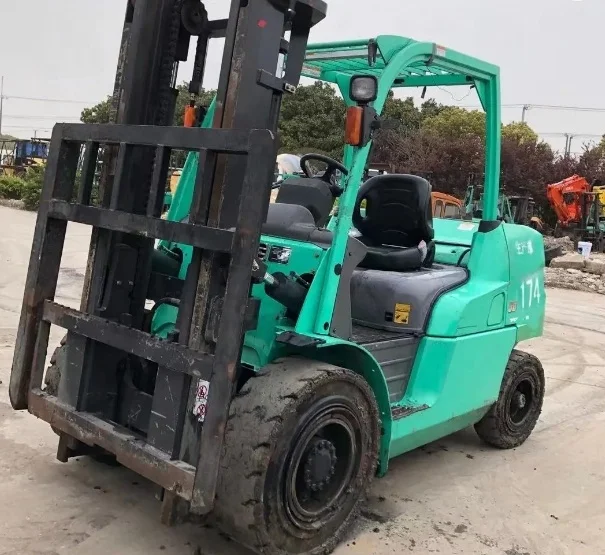 heavy machinery  original japan made used 5ton mitsubishi forklift FD50NT nobel lift forklift