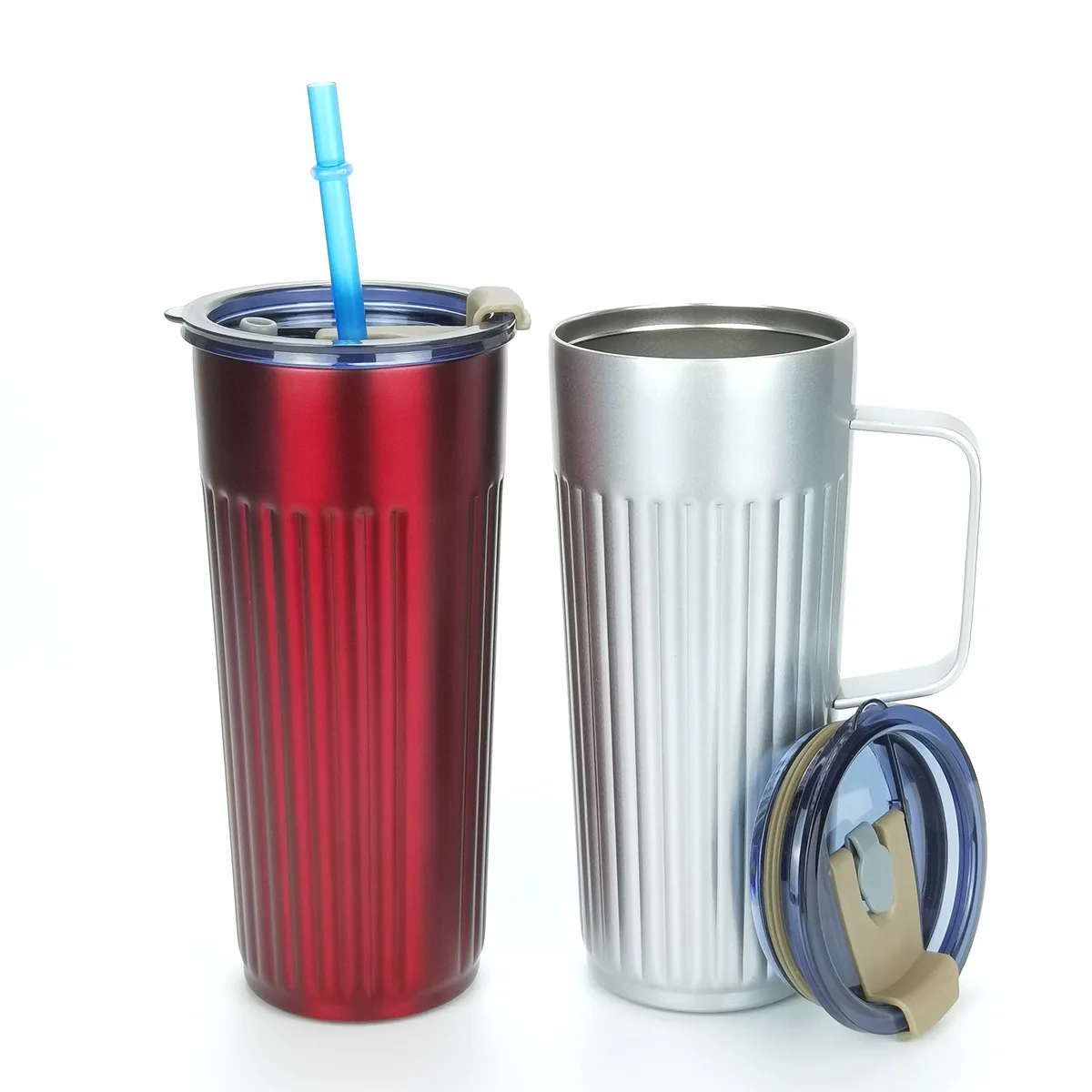 Hot sell  17oz new arrival irregular stainless steel tumbler with handle custom logo coffee mug termos vasos termicos