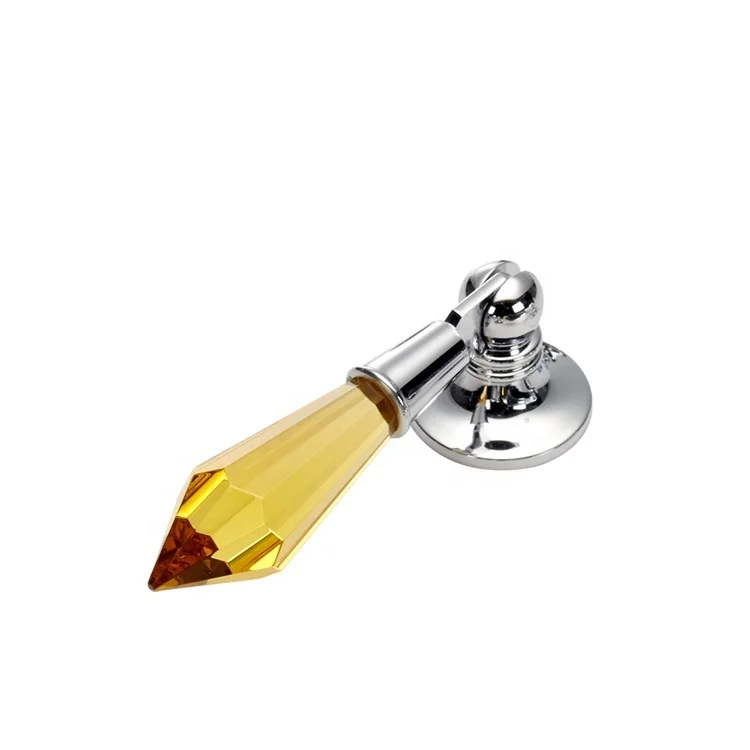 Crystal drop down handle for cabinet