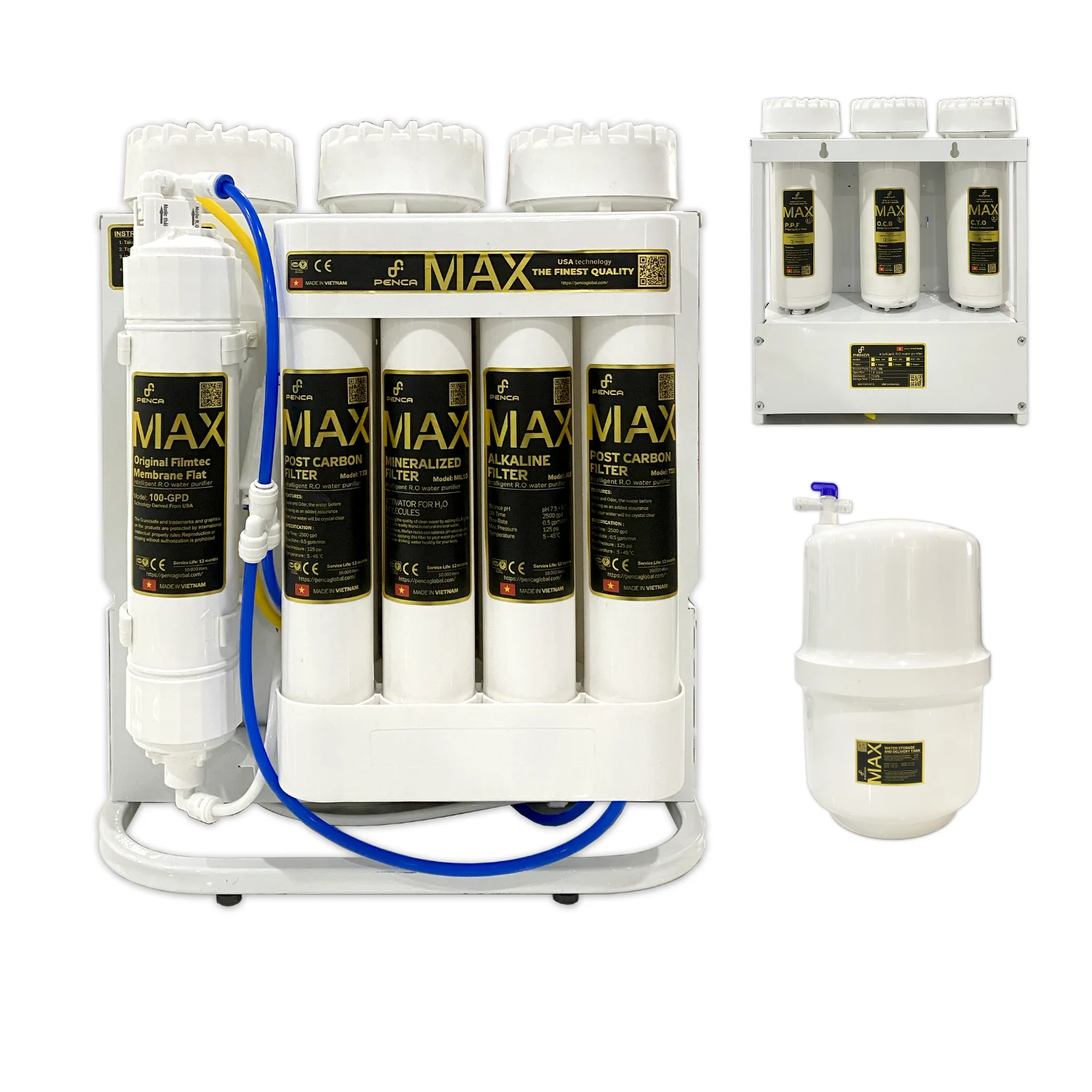 Best Quality Large Flow Water Filtration System with UV Activated Carbon Water Filter Commercial Use 6 Stage RO Water Purifier