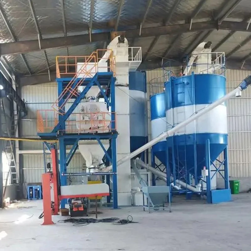 Dry Powder Mortar Mixing Production Machines Equipment Line Automatic Ready Mix Full Plant for building mortar
