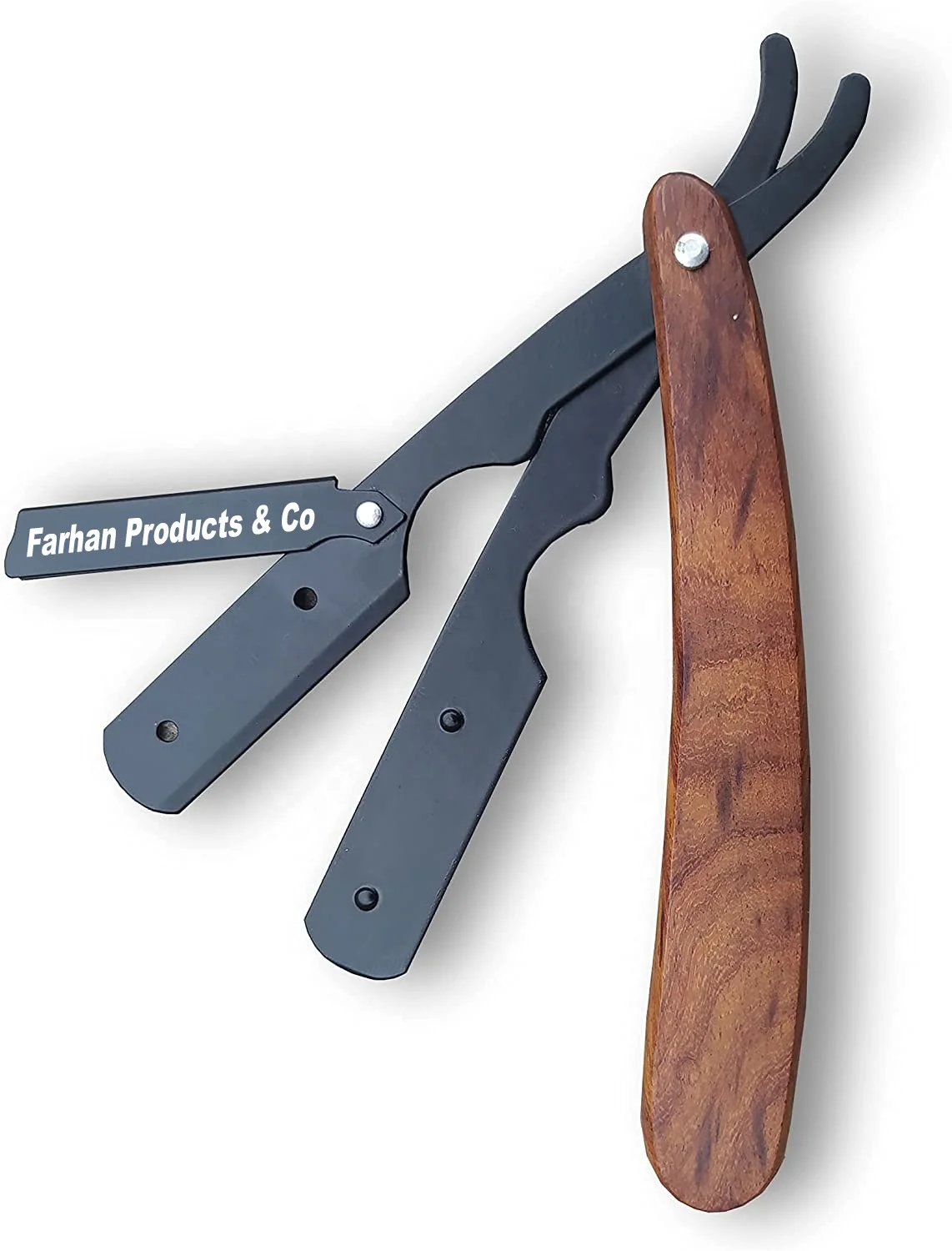 New Perfect Shave for Man Paper-Coated Stylish Handle Barber Shaving Straight Razor by FARHAN PRODUCTS & Co