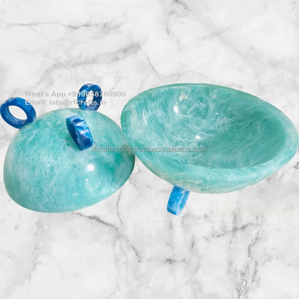 Customizable Modern Design Resin Acrylic Fruit Salad Bowl Sustainable Feature for Hotel Meals Home & Living Room Business Gifts