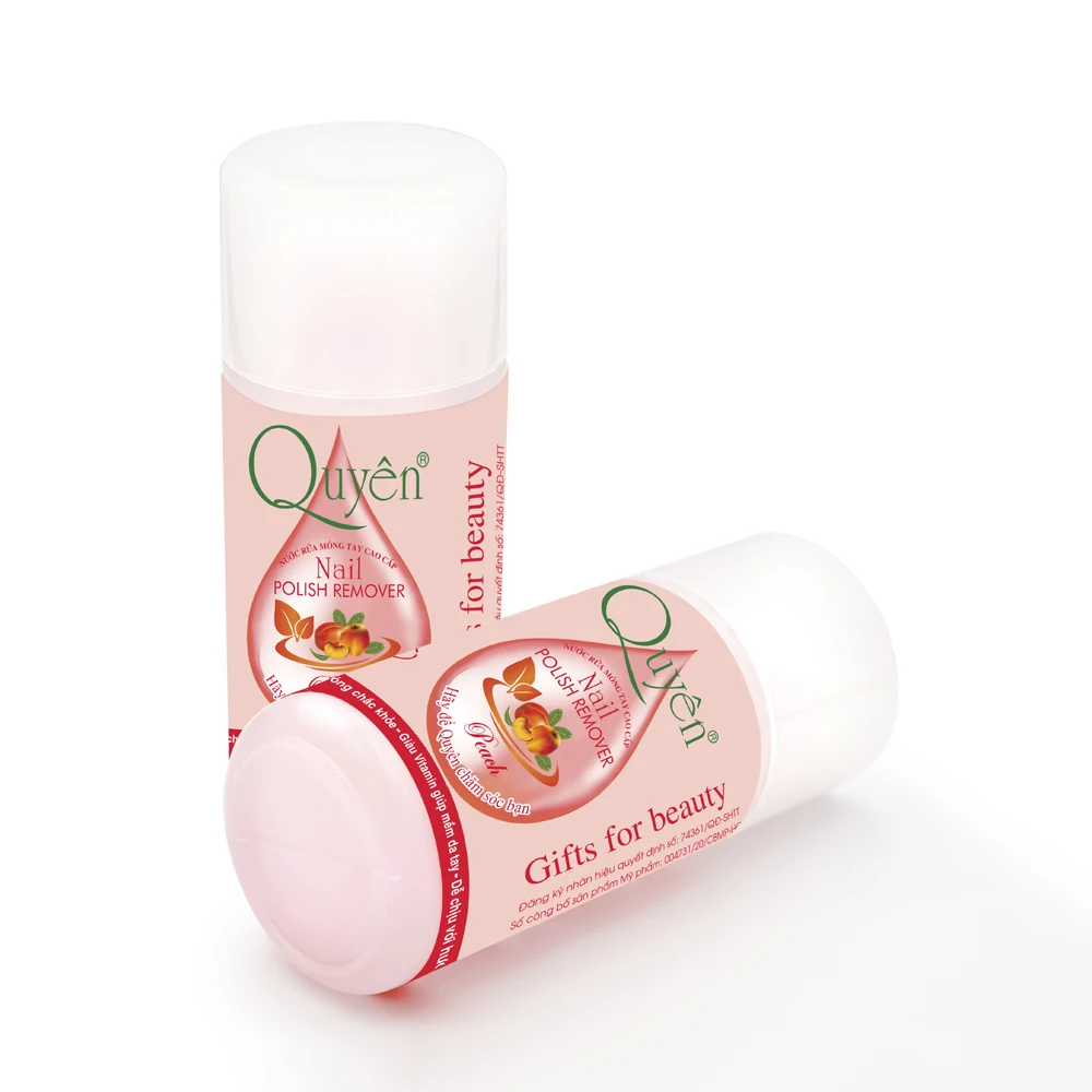 Quyen Beauty Vietnam High-Class ACCC5002 Scented Nail Remover Avocado Cream Peach Lavender 500ml Liquid Efficient Moisturizing
