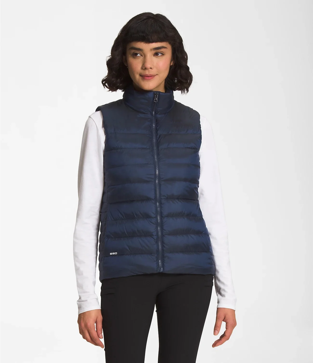 Custom Logo Fall Winter Clothing Warm Zip Up Puffer Jacket Streetwear Stand neck Brand Women Vest