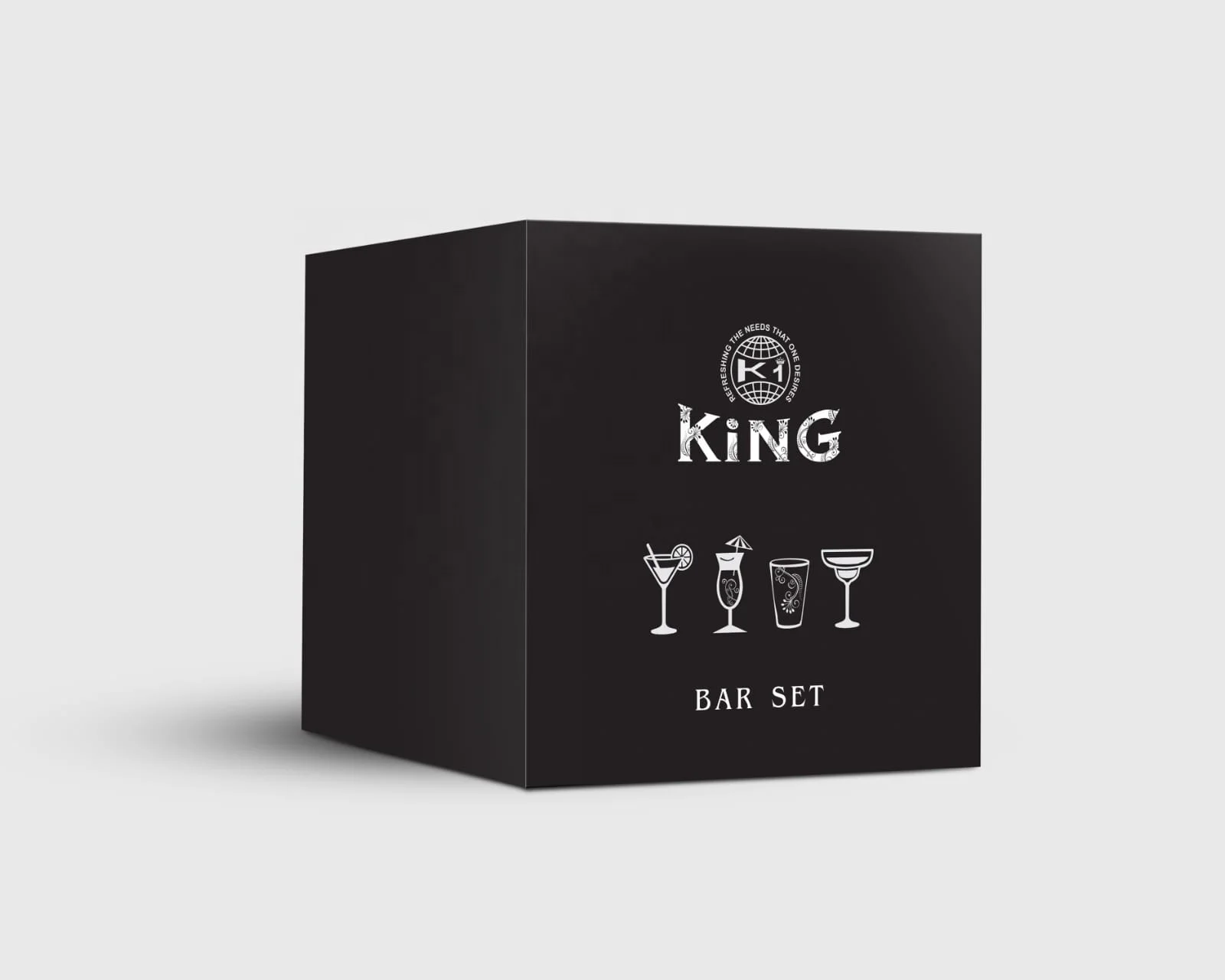 Steel Gold PVD Coating Bar Tool Set with Stand Shining Polish Gold Bar Ware Accessories Met set sunset  bar king international