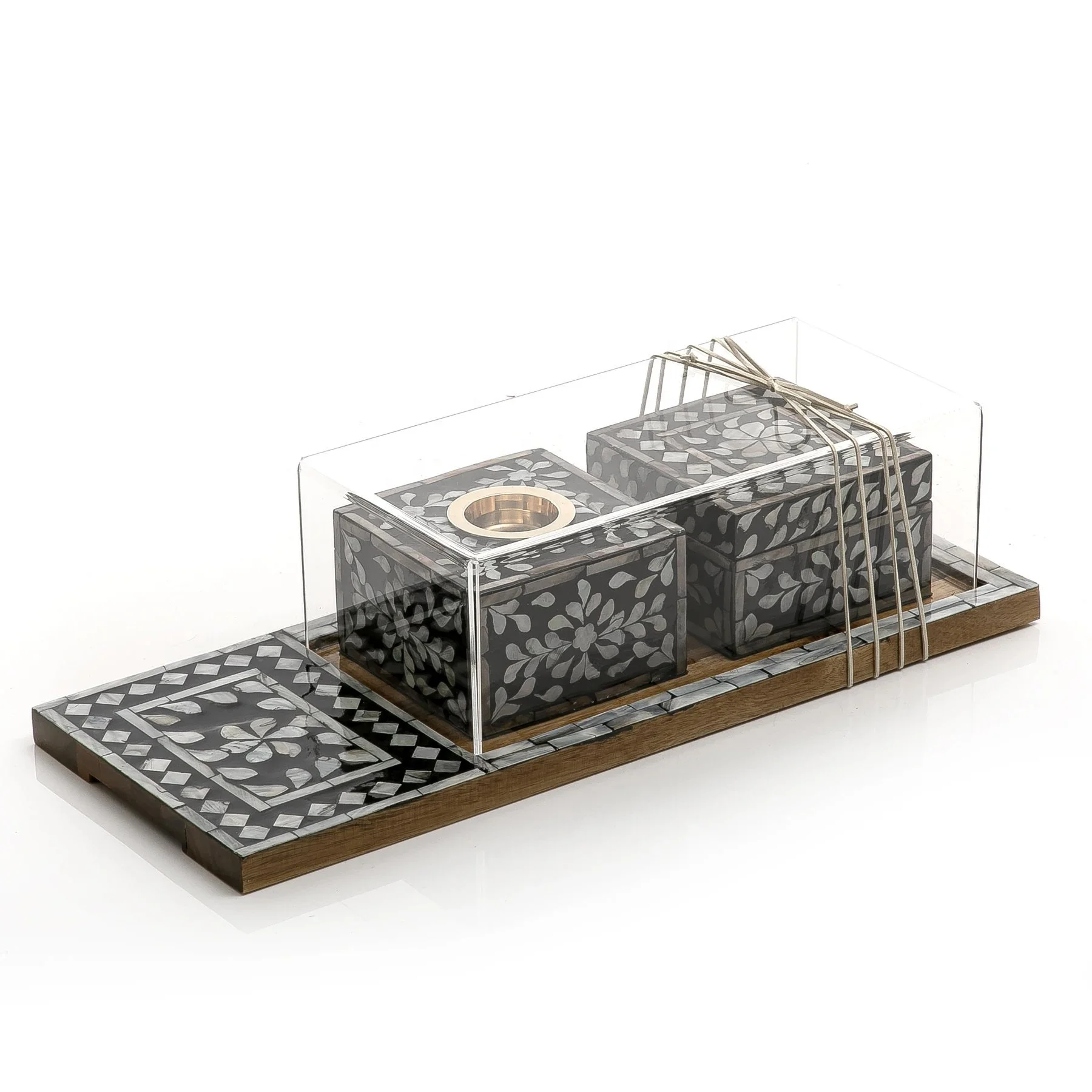 High quality mother or pearl incense burner | Bakhoor burner | Mabkhara bakhoor