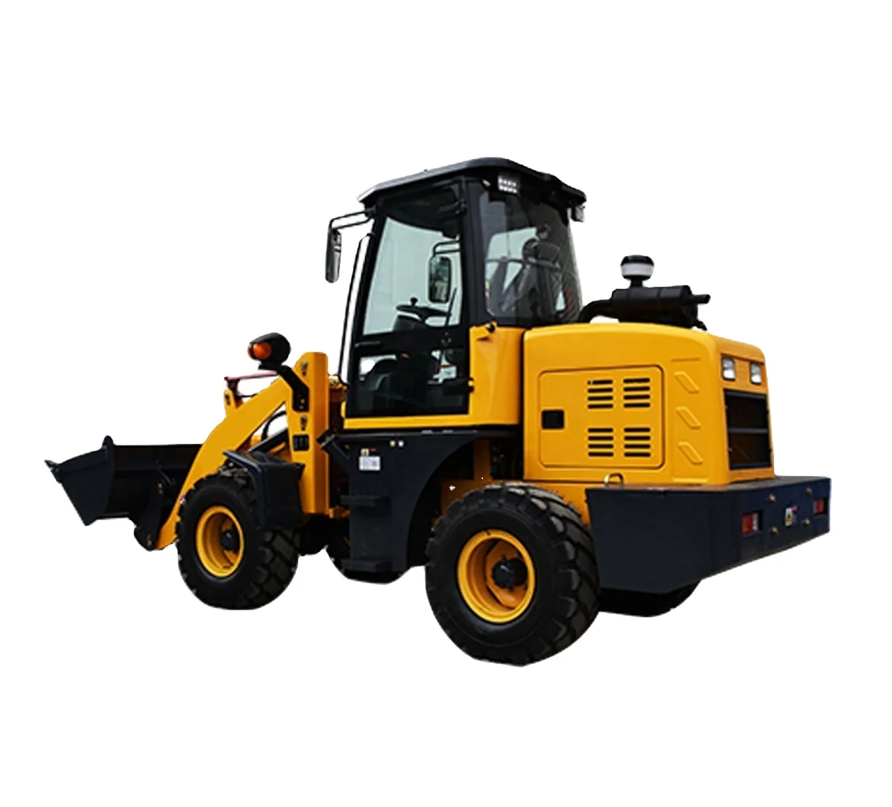 Mini 1.2 Ton Front End Wheel Loader with Huade/Kyb Hydraulic Cylinder Used Condition Cheap Price for Restaurant Industries