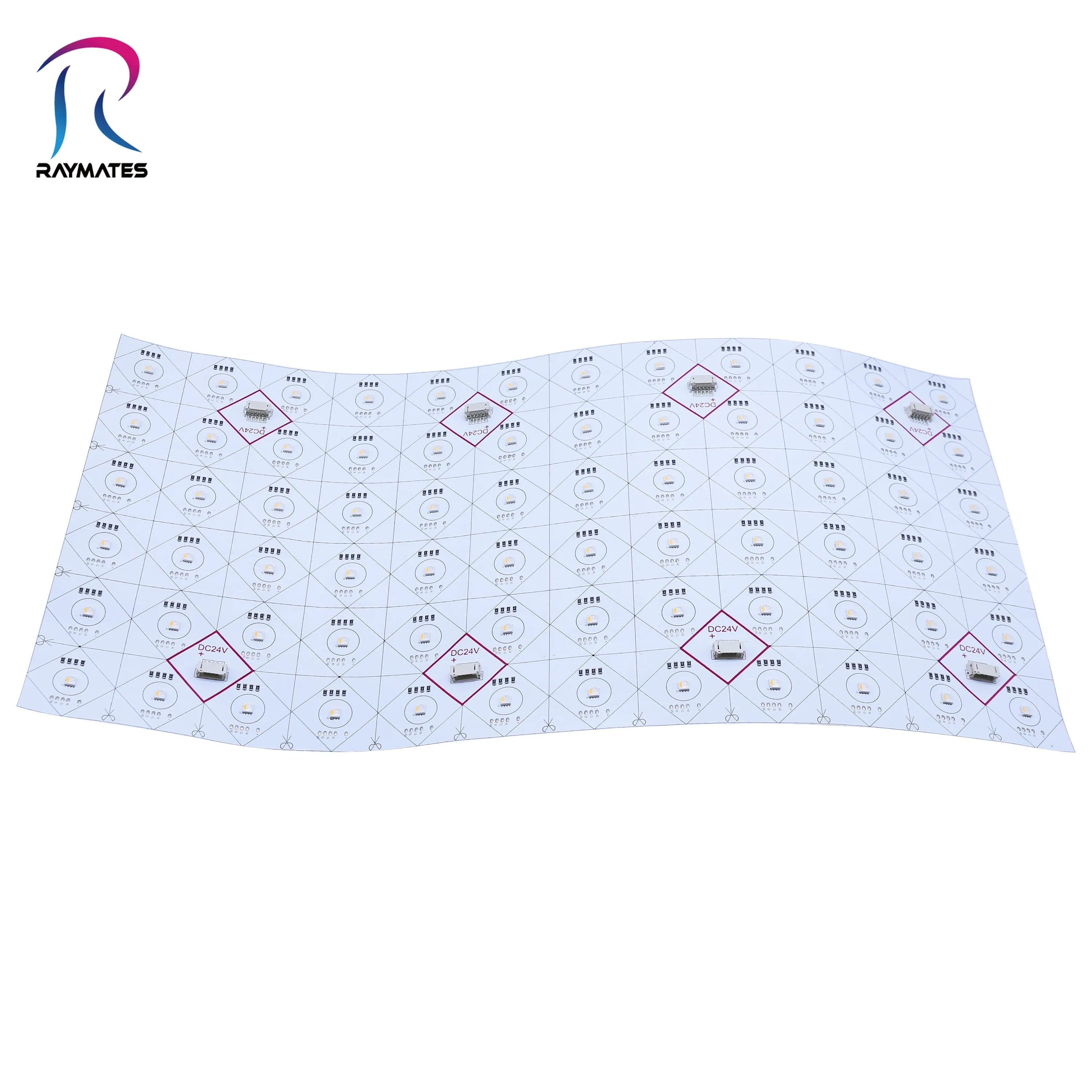 New Design modular RGBW color 24v Matrix LED Panel Light  for advertisement light Matrix LED Sheet