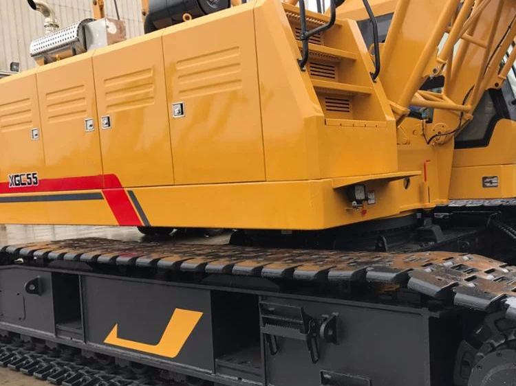 Лидирующий бренд мелких 55 тонный гусеничный кран XGC55/XGC55T подъемно-транспортное оборудование в наличии на складе