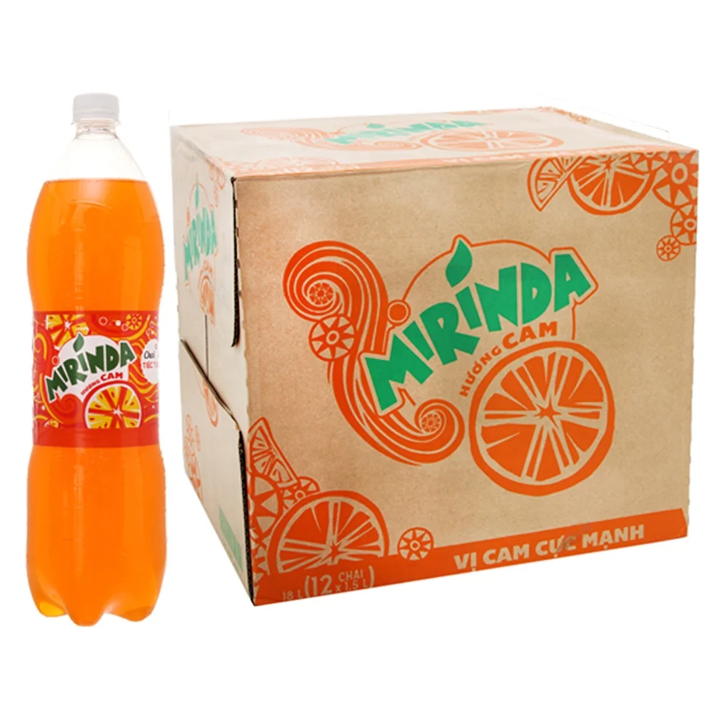 MIRINDA ORANGE FLAVOR SOFT DRINK BOTTLE 1.5L