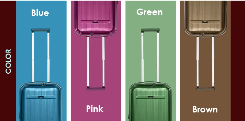 stylish design  3pcs ABS+PC travel case small suitcases carry on boarding luggage trolley bag