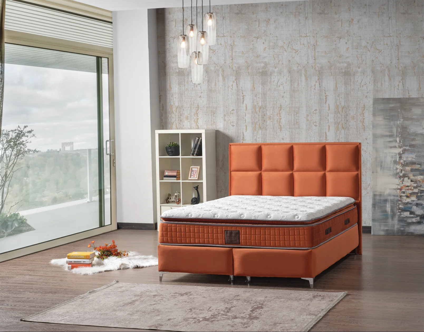 Euro Top Custom Factory Supply King Queen Full Size Foam Pocket Spring Hotel Mattress