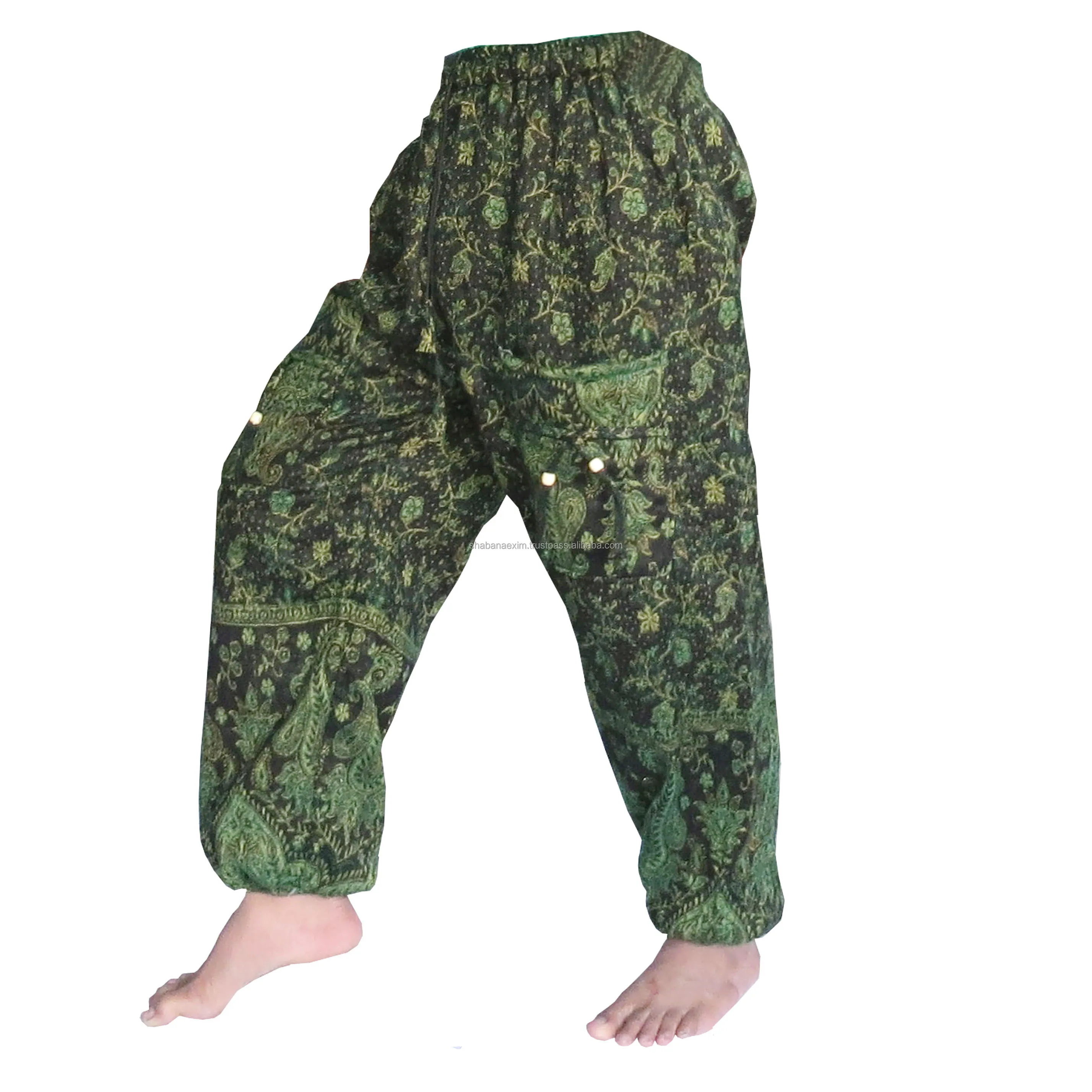 Trendy 2024 Cozy Acrylic Volet Lounge Pants Indian Style Harem Pants Quality Harem Pants with Pockets Easy to Wear Comfy Stylish