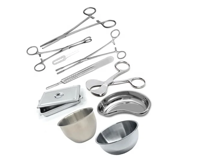 High Quality Surgical Instruments Set for Hospital Tool Kit Gynecology Obstetrical For Delivery Room