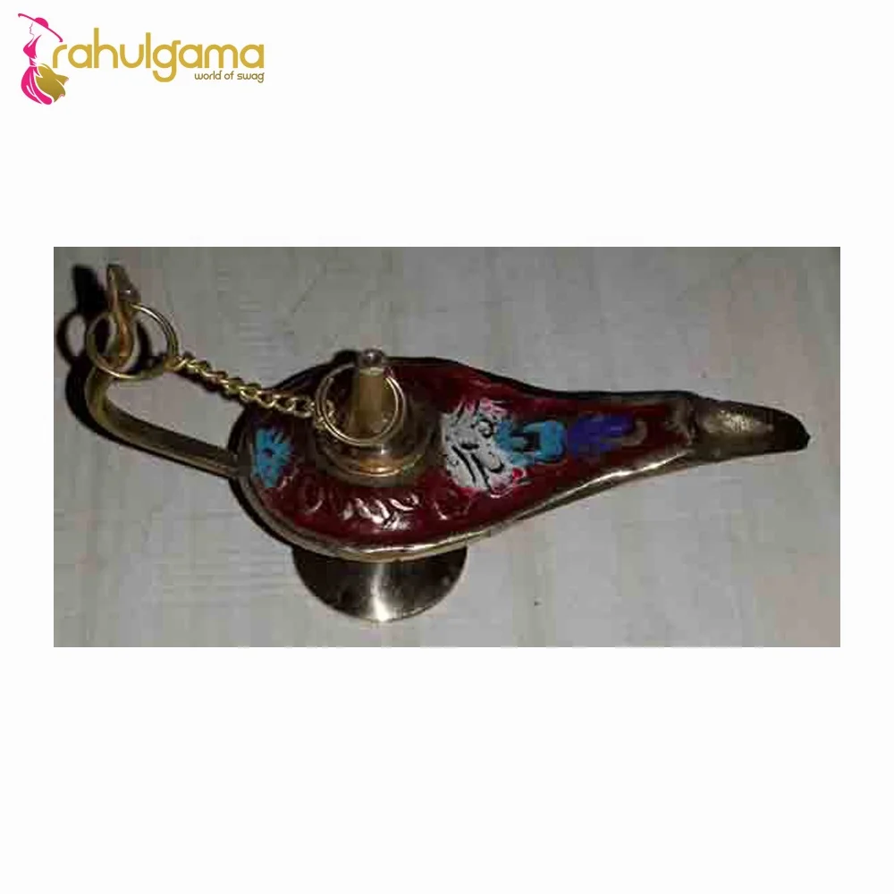 2024 Wholesale price brass oil lamp golden plated