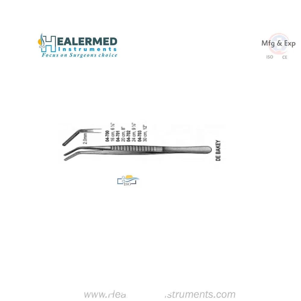 DE-BAKEY forceps 20 cm  2.0mm