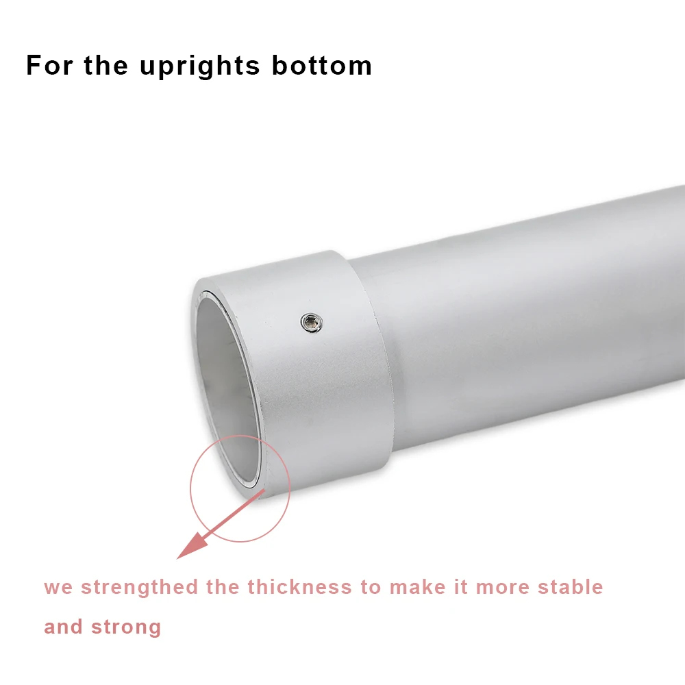 8x8FT Backdrop Stand Heavy Duty Pipe and Drape Kit with Base, Adjustable Square for Wedding Birthday Party  Photography