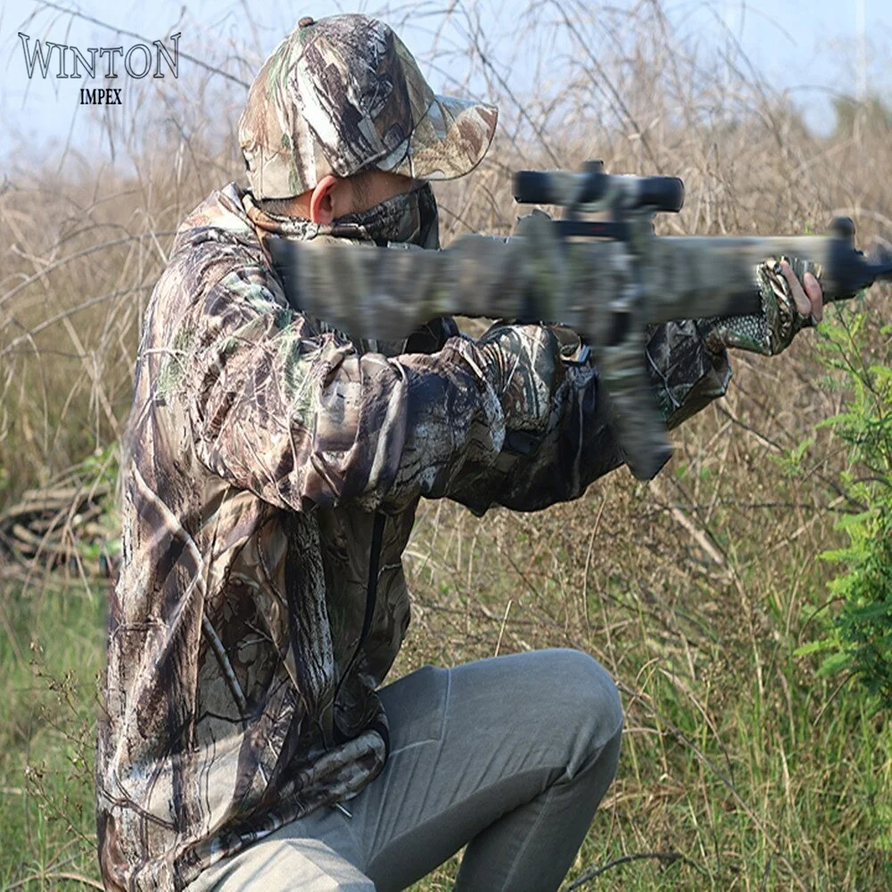 2021 Outdoor Jacket Set with Pants Camouflage Military Army Tactical Uniform Combat Pants Hunting Clothes Airsoft Hunting Wear