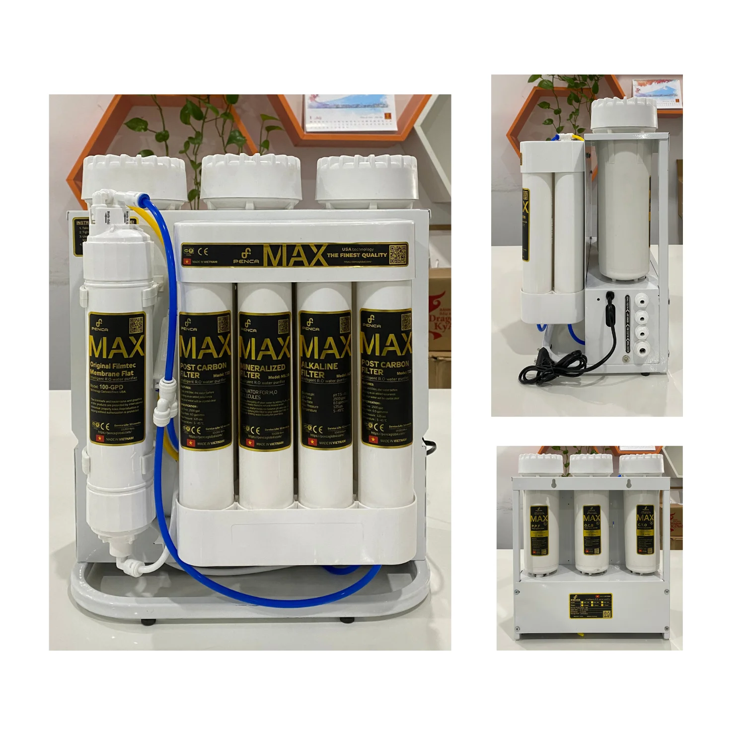 Best Quality Large Flow Water Filtration System with UV Activated Carbon Water Filter Commercial Use 6 Stage RO Water Purifier