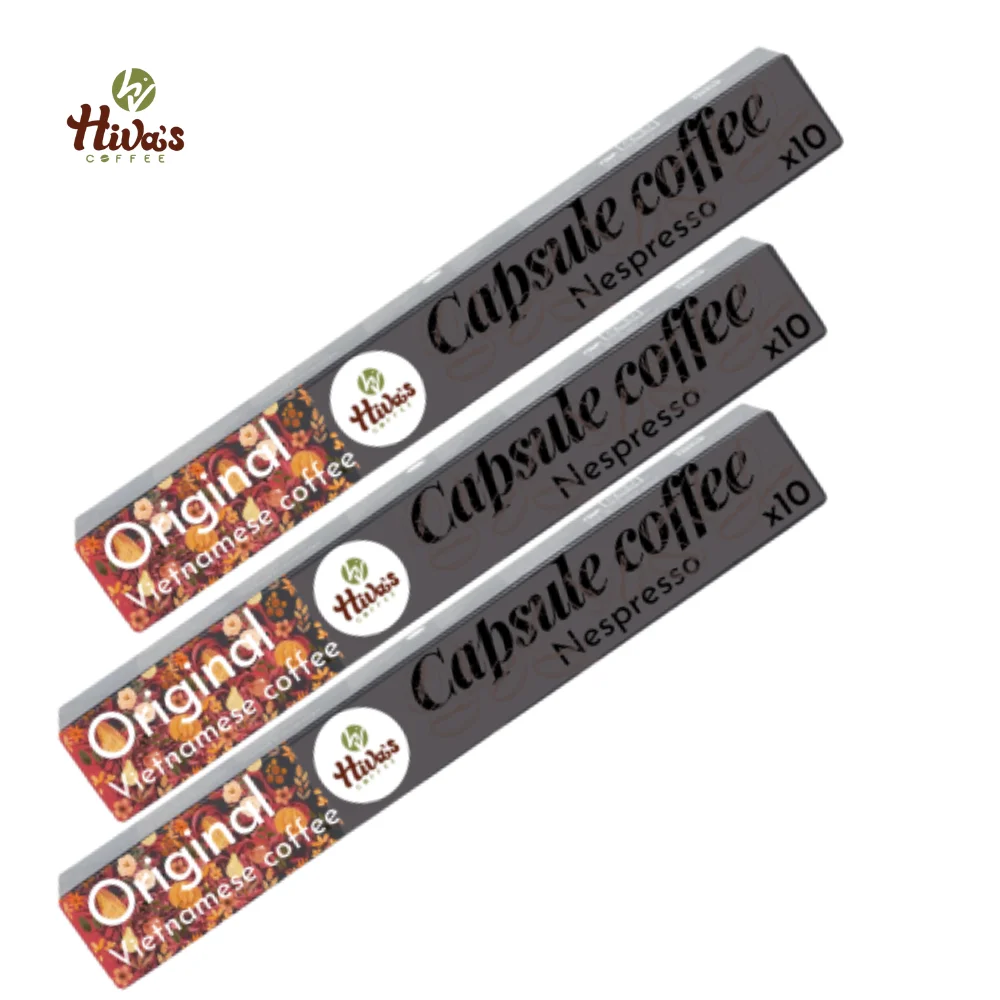 NESSPRESSO Capsure 5 г 100% чистого фирменного высококачественного фруктового совместимого с ванильным кофе свежего вкуса продуктов из Вьетнама