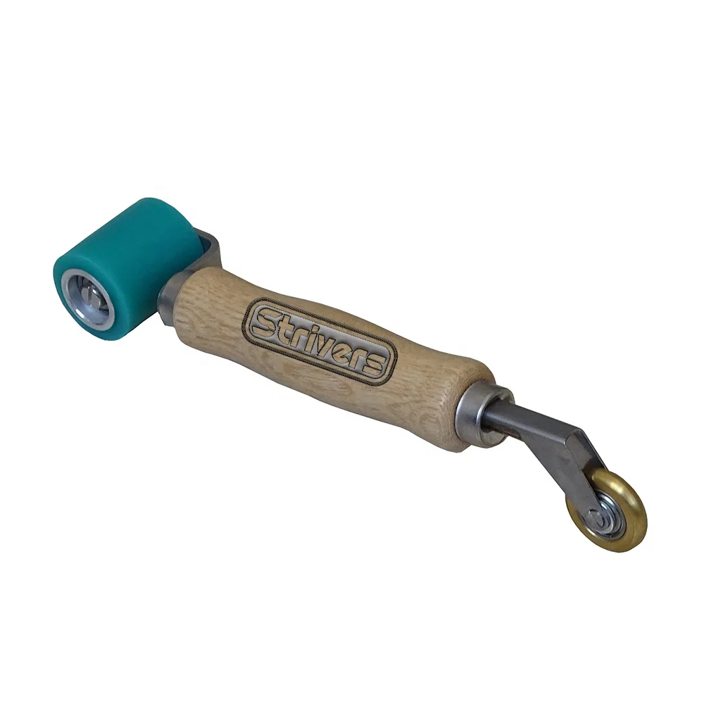 Combo hand pressure Seam Rollers Of 40mm width Silicone pressing Roller With 6mm Brass Penny Roller for roof waterproofing