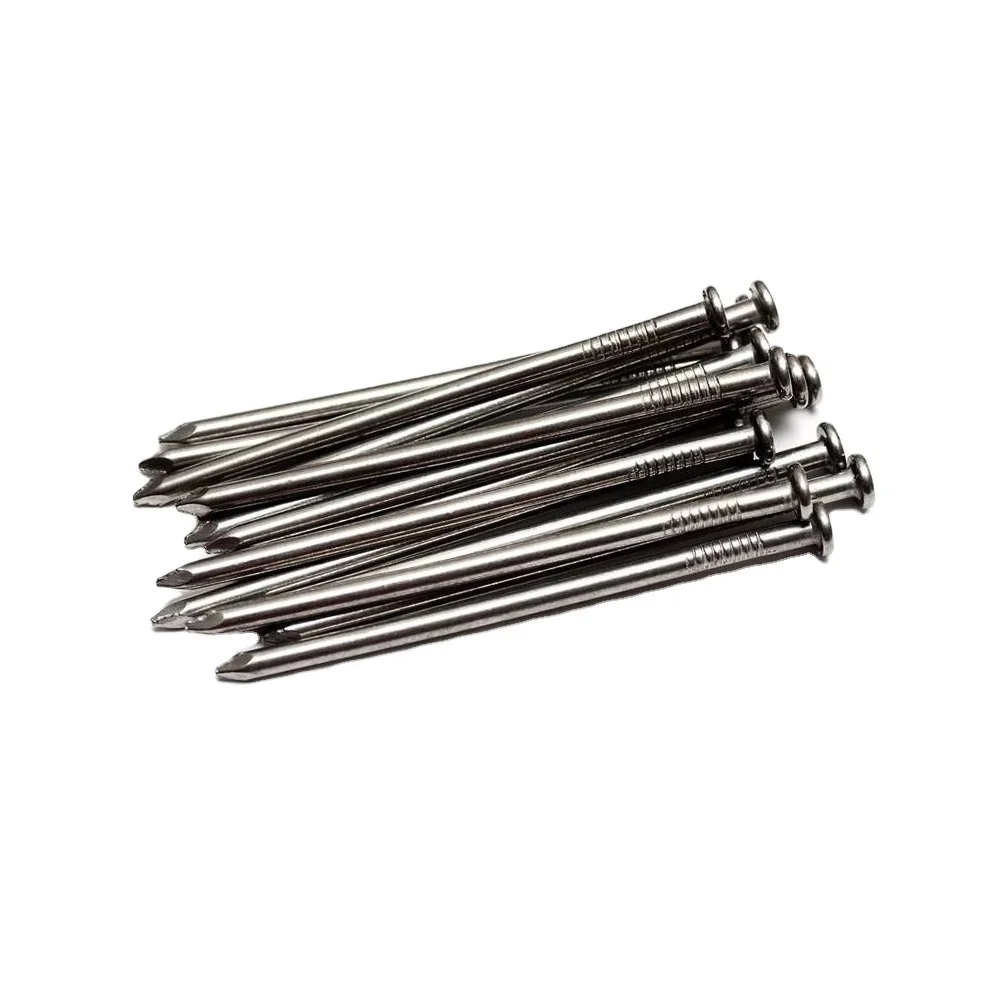 Buy Construction Nails Steel Concrete Nails Common Iron DIN Roofing Nails, din Flat Round head.