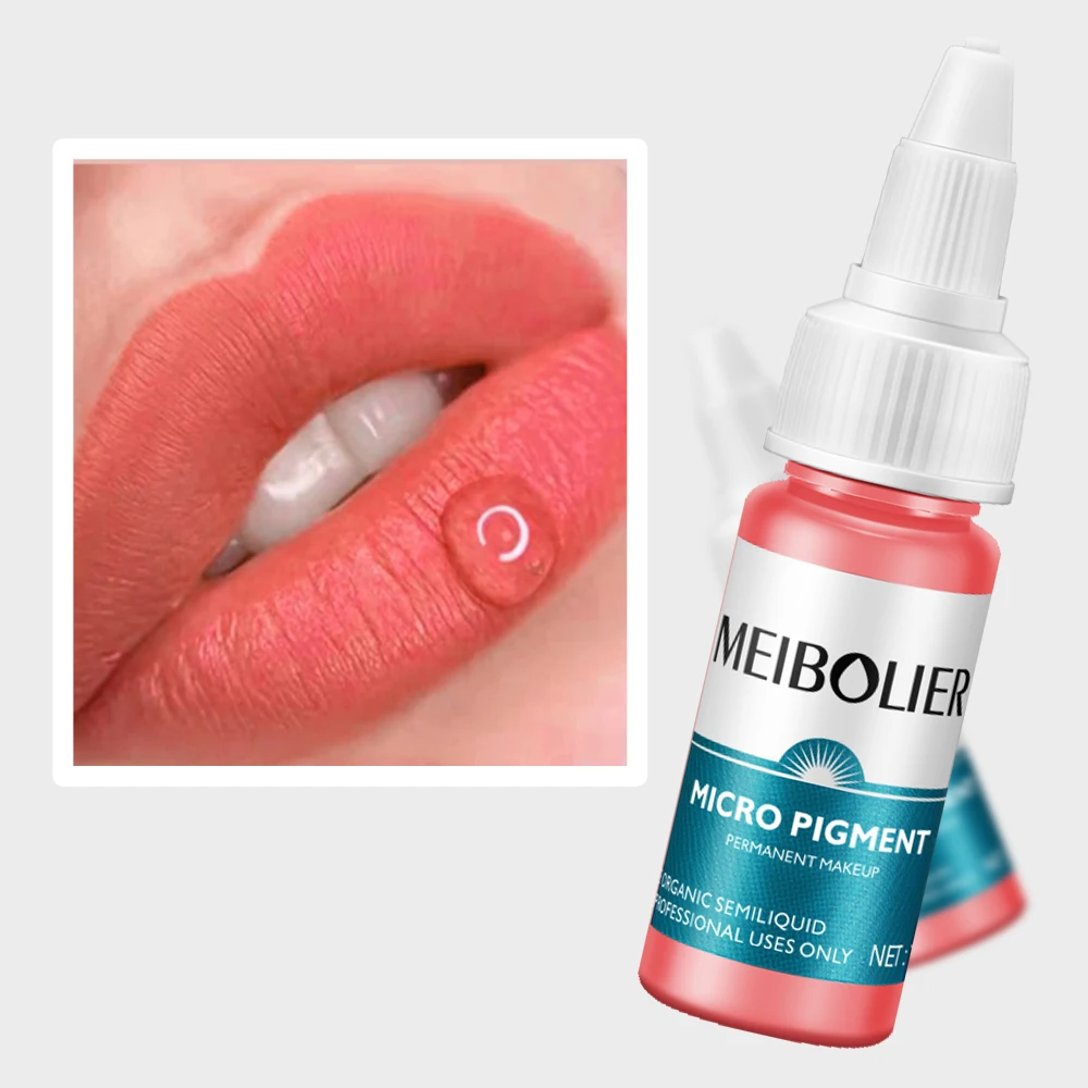 OEM Supply Best Quality Europe Lip Permanent Makeup Ink Liquid Pmu Tattoo Pigment  Microblading Tools